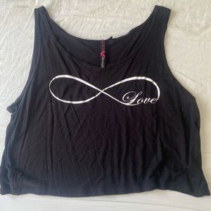 Black Crop top from Macys